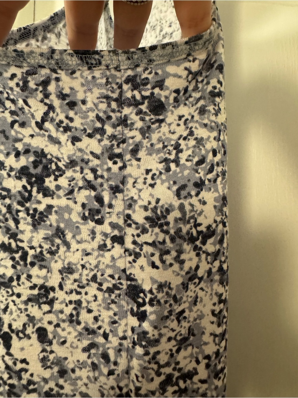Athleta Grey, Black, and White Speckled Open-Back Tank - Picture 9 of 9